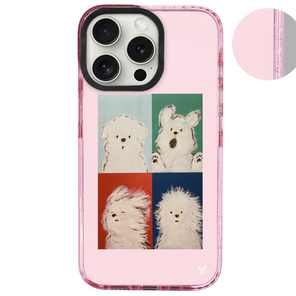 MagsafeliArtycaseSimliPembe