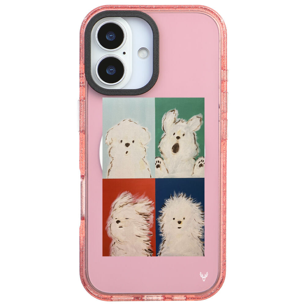 MagsafeliArtycaseSimliPembe