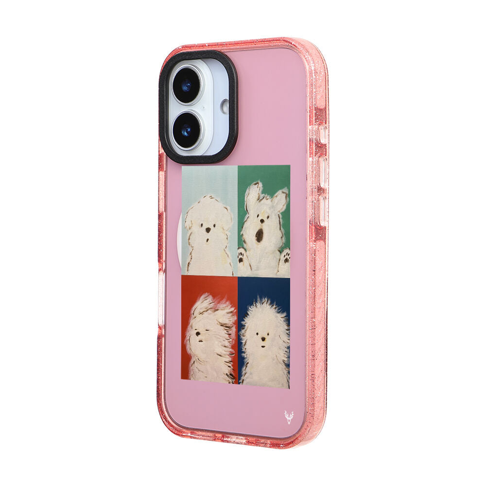 MagsafeliArtycaseSimliPembe