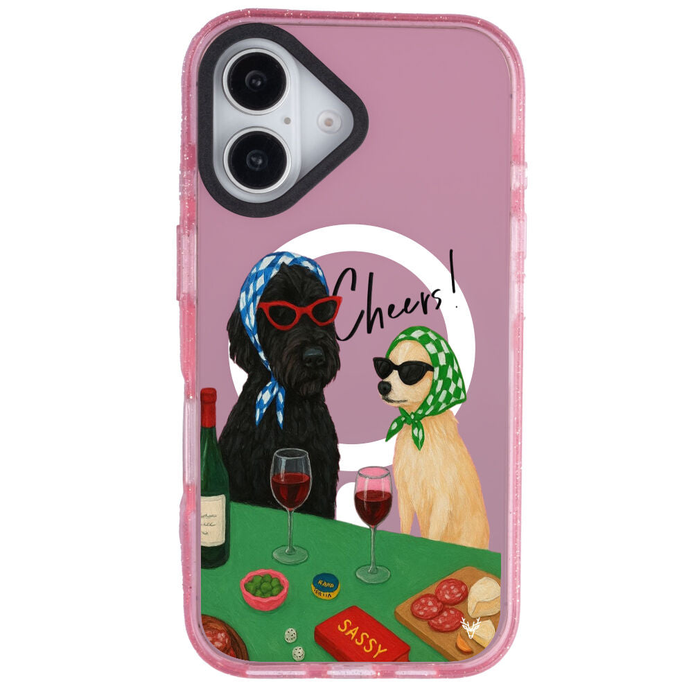 MagsafeliArtycaseSimliPembe