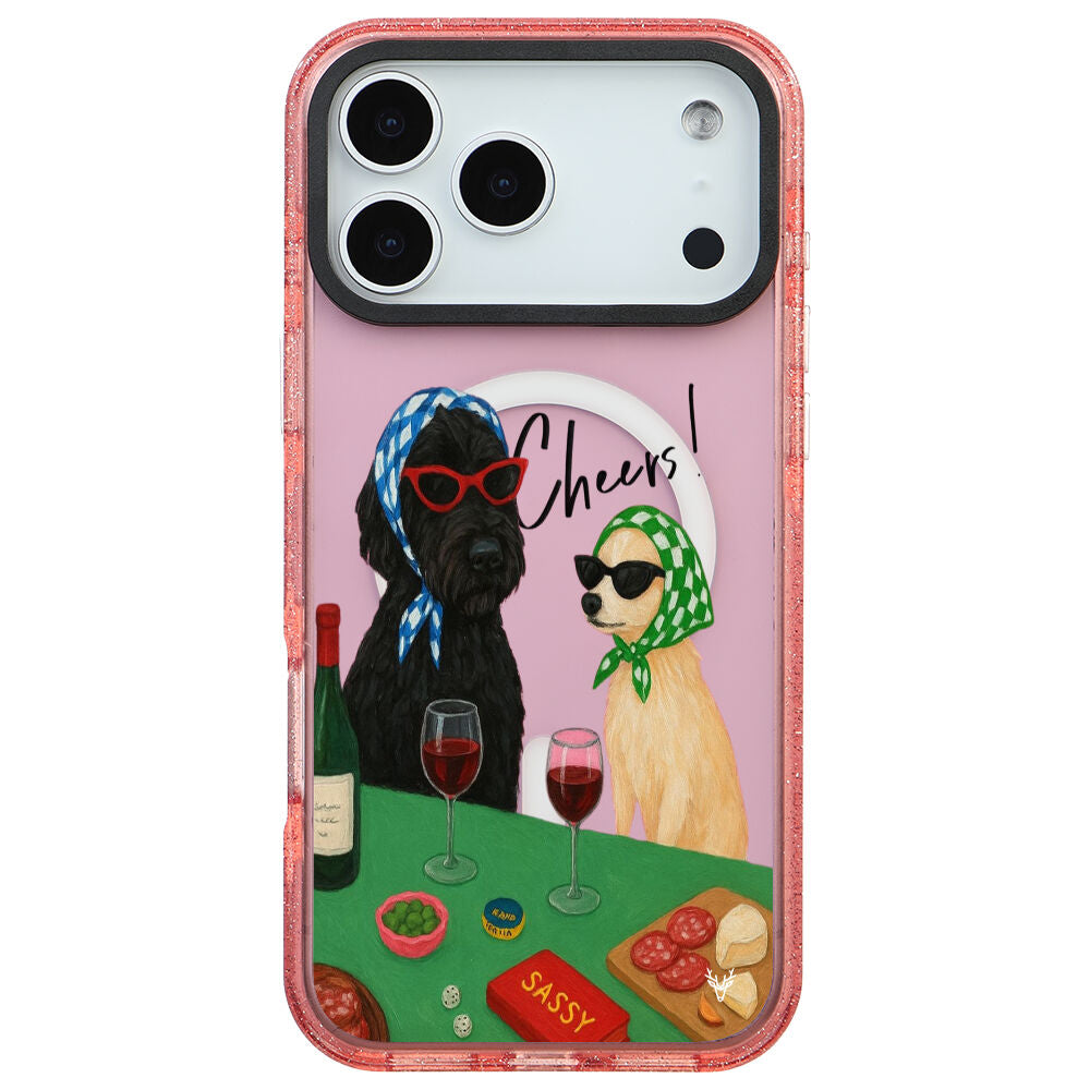 MagsafeliArtycaseSimliPembe