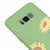 Samsung S8 Plus Sunflowers Case Telefon Kılıfı - Renkli Silikon - Yeşil
