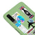 Samsung A7 2018 Good Create Telefon Kılıfı - Renkli Silikon - Yeşil