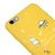 iPhone 6S Plus Uzaylı Kedi Telefon Kılıfı - Renkli Silikon - Sarı