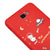 Samsung J7 Prime Uzaylı Kedi Telefon Kılıfı - Renkli Silikon - Kırmızı