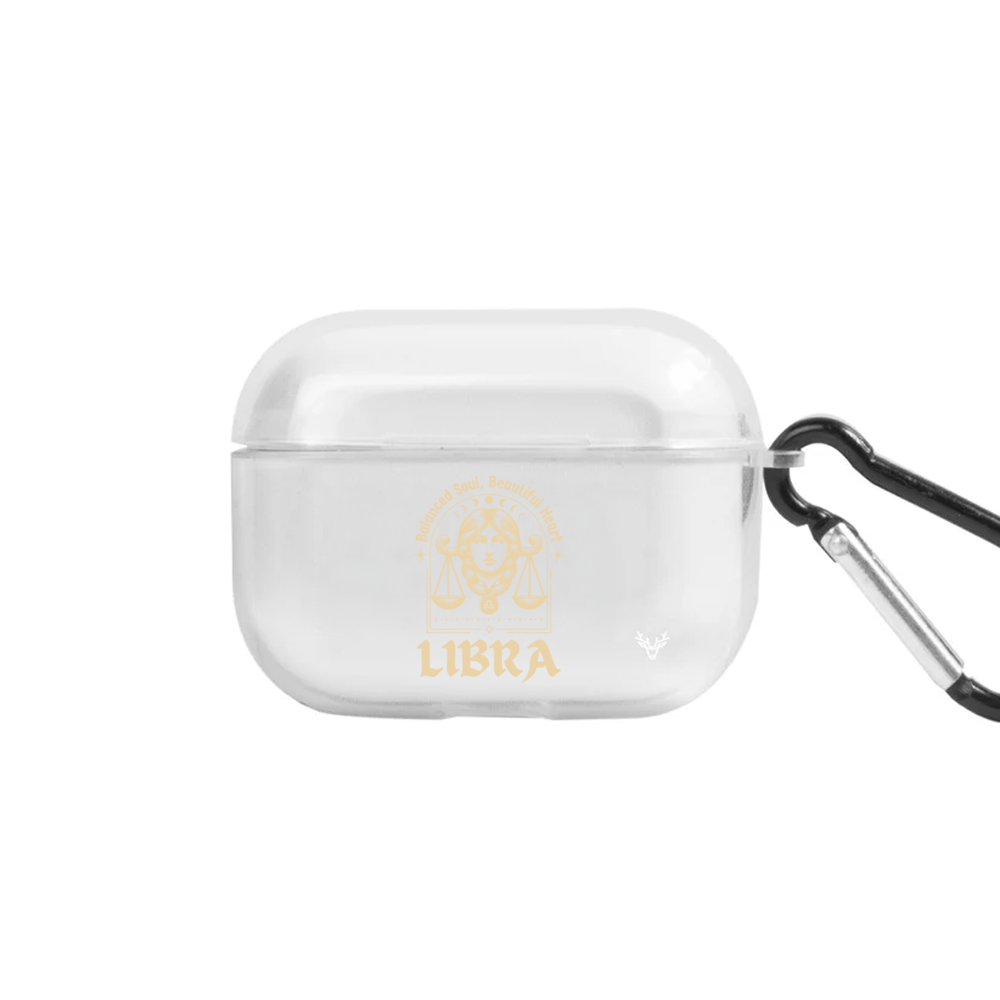 Apple AirPods Pro Burçlar Libra Astrology Şeffaf Kılıf