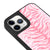 iPhone 11 Pro Pembe Zebra Telefon Kılıfı - Glossy - Popsoketsiz