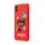 Samsung A04 StarGirl Telefon Kılıfı - Renkli Silikon - Kırmızı