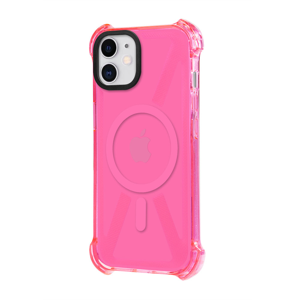 Apple iPhone 11 Köşe Korumalı Magsafe Pembe