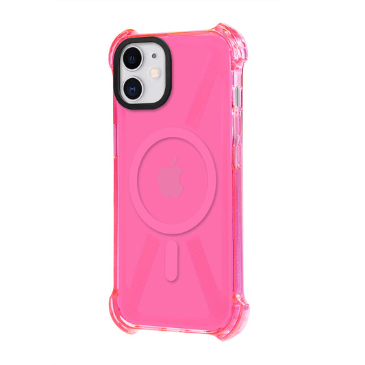 Apple iPhone 11 Köşe Korumalı Magsafe Pembe
