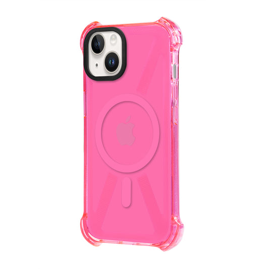 Apple iPhone 15 Plus Köşe Korumalı Magsafe Pembe