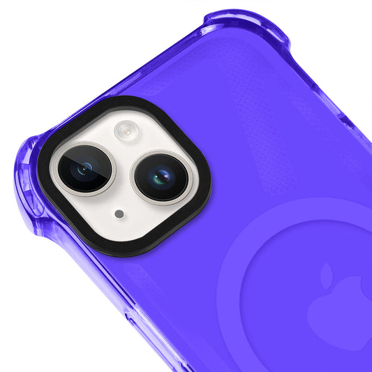 Apple iPhone 15 Plus Köşe Korumalı Magsafe Lila