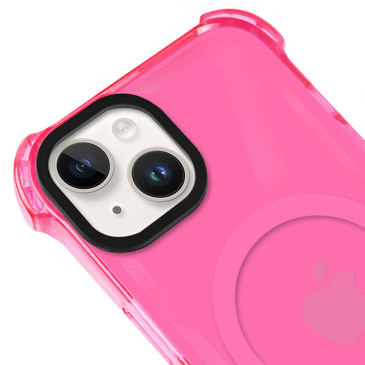 Apple iPhone 15 Plus Köşe Korumalı Magsafe Pembe