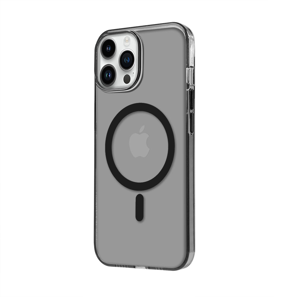 Apple iPhone 14 Pro Renkli Mika Magsafe Siyah