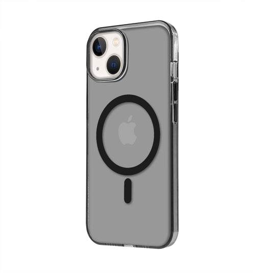 Apple iPhone 15 Plus Renkli Mika Magsafe Siyah