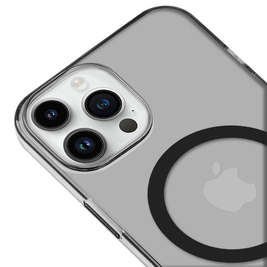 Apple iPhone 14 Pro Renkli Mika Magsafe Siyah