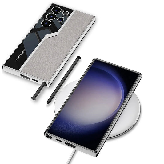 Samsung S23 Ultra Electroplating Case Grey