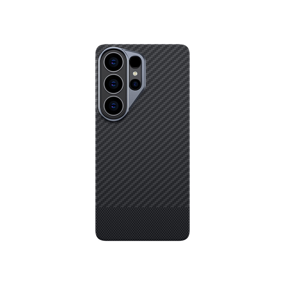 Samsung S26 Ultra Magsafeli Aramid Malzeme Ultra Koruyucu Siyah Telefon Kılıfı