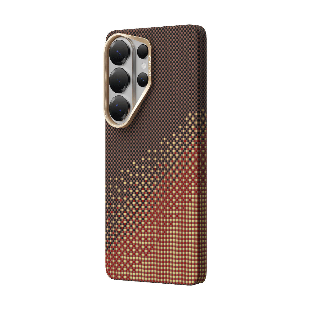 Samsung S26 Ultra Magsafeli Aramid Malzeme Ultra Koruyucu Kahve Telefon Kılıfı