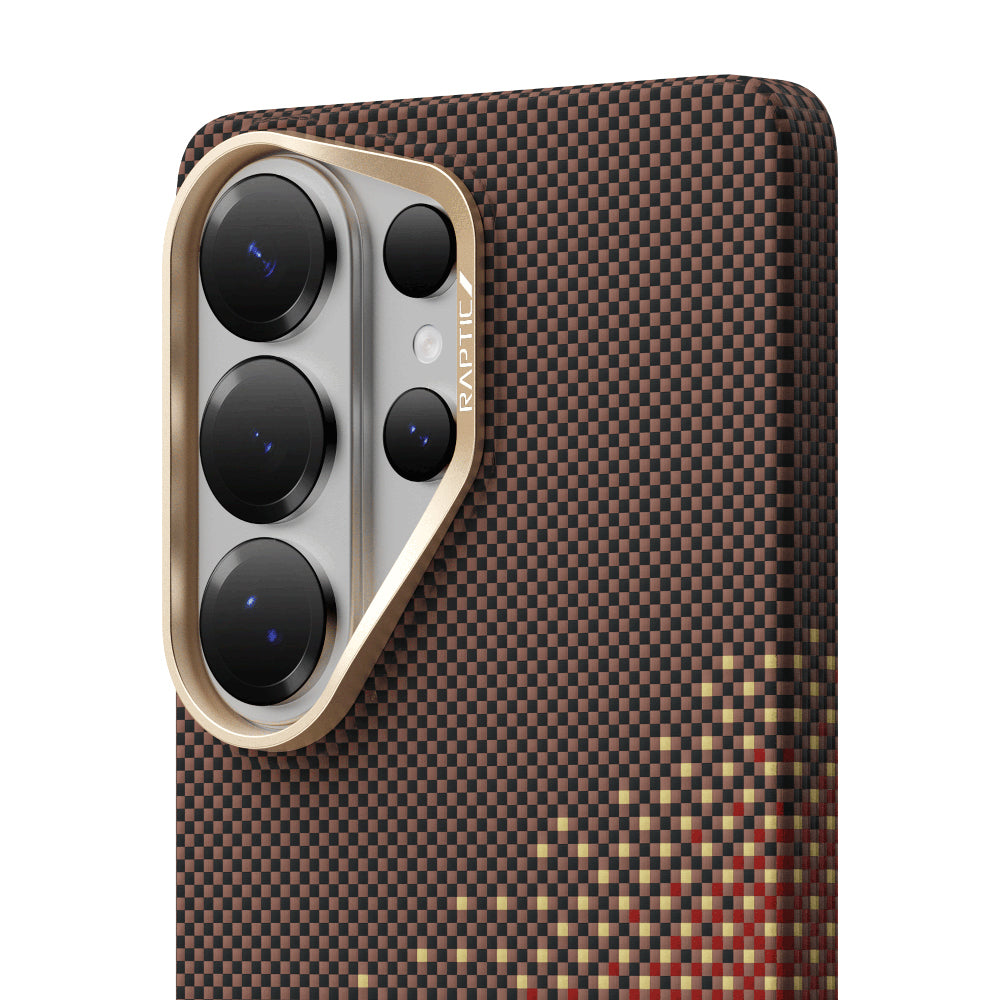 Samsung S26 Ultra Magsafeli Aramid Malzeme Ultra Koruyucu Kahve Telefon Kılıfı