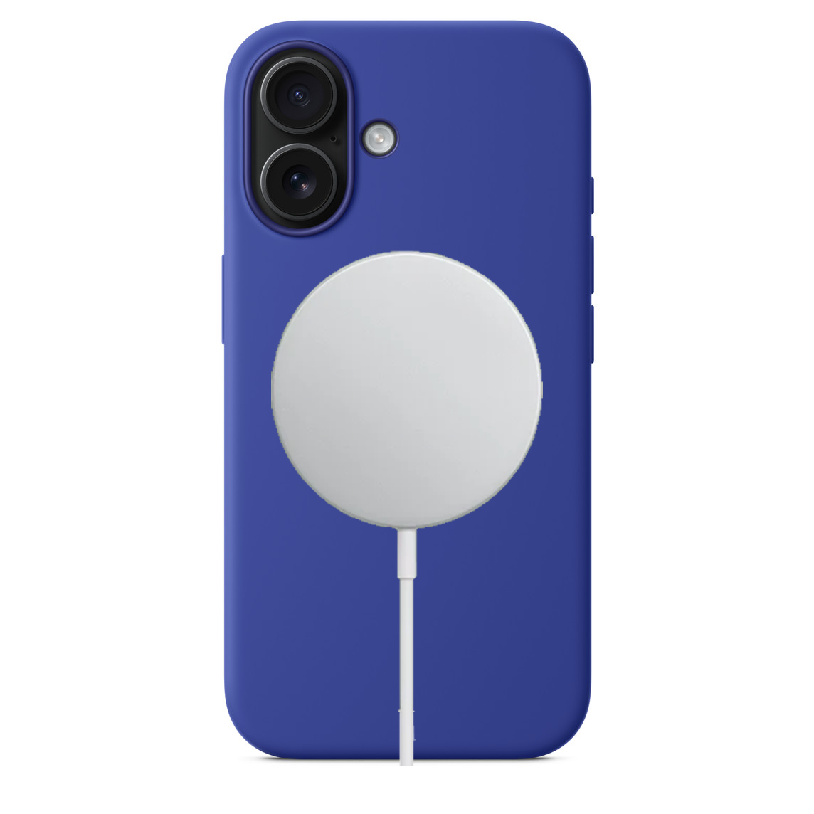 Apple iPhone 16 Silikon Magsafe Case Dark Blue