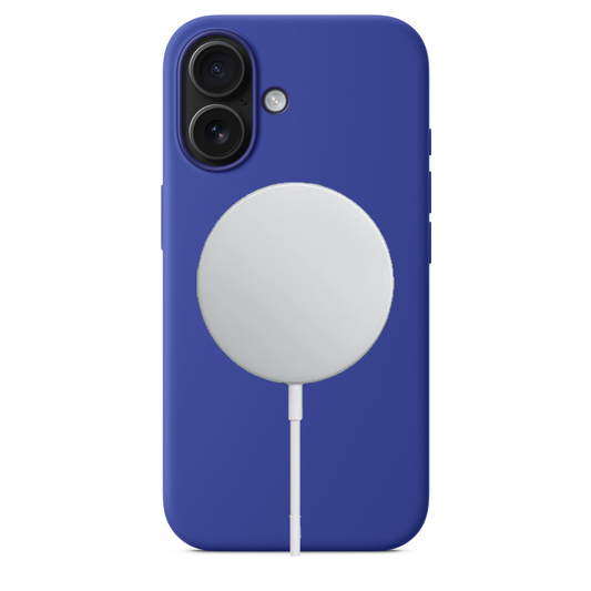 Apple iPhone 16 Plus Silikon Magsafe Case Dark Blue