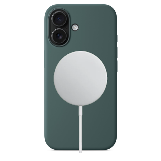 Apple iPhone 16 Plus Silikon Magsafe Case Göl Yeşili