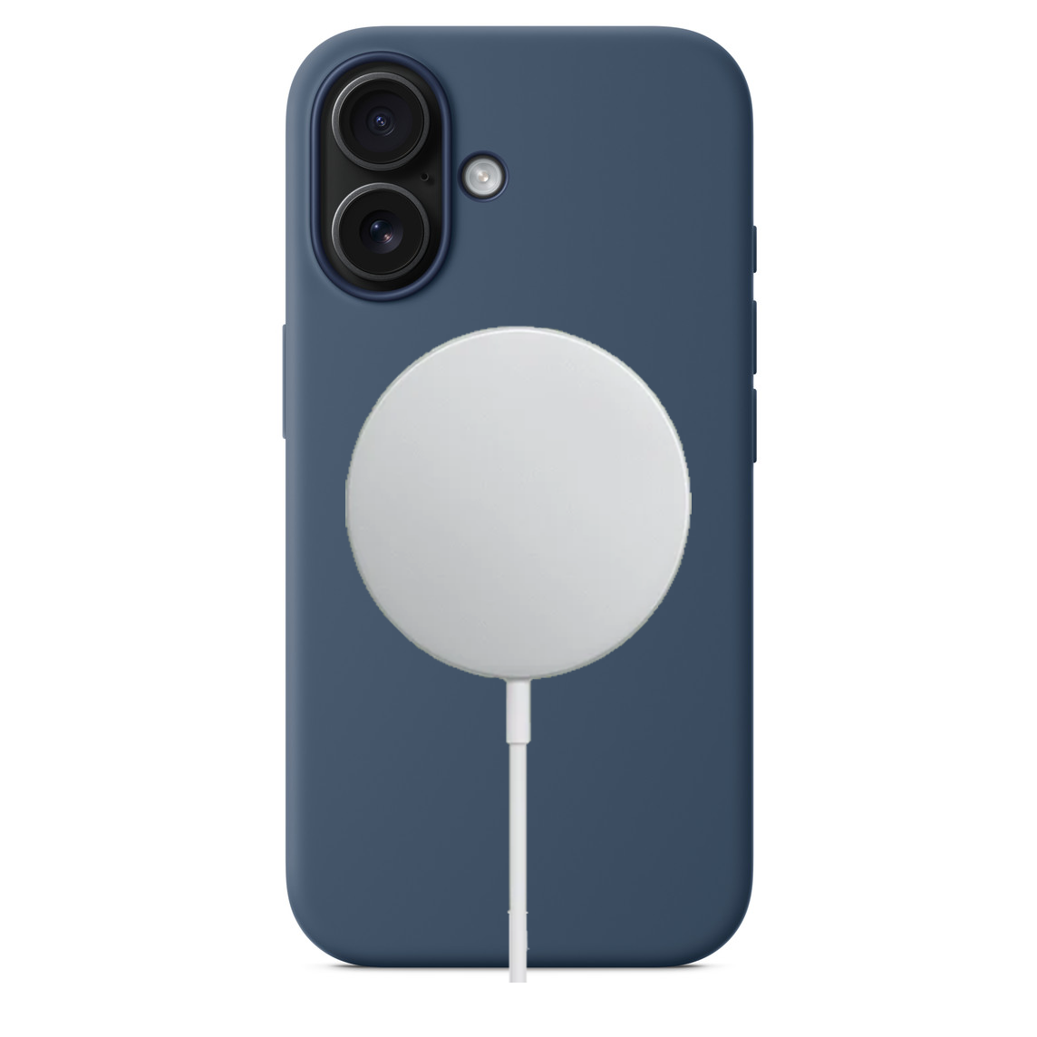 Apple iPhone 16 Silikon Magsafe Case Kot Mavisi