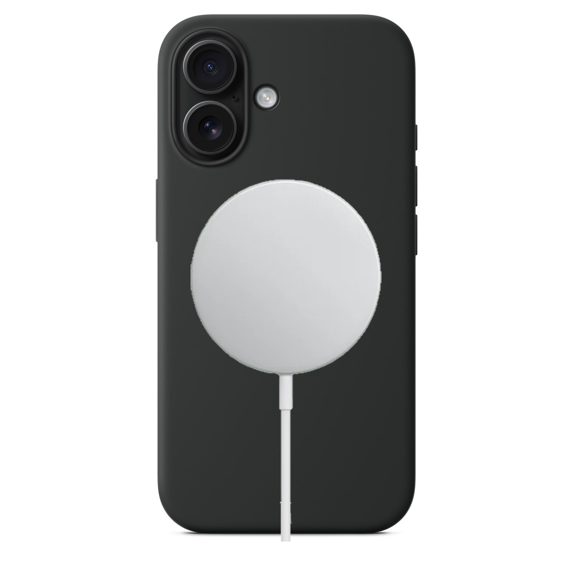 Apple iPhone 16 Silikon Magsafe Case Siyah