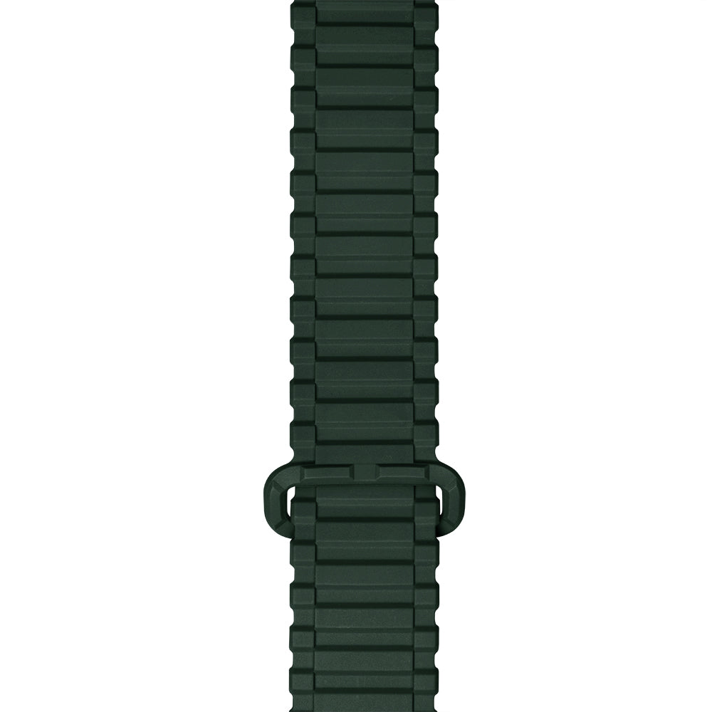 Apple Watch Sport Band Dark Green Magnet Silikon Saat Kordonu
